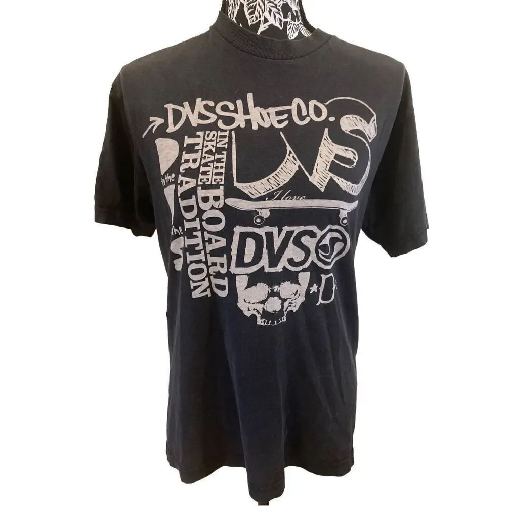 Vintage DVS T Shirt Skater Grunge Punk Skateboarding Emo School